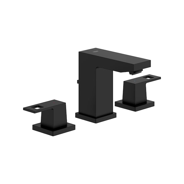 8-in. Widespread 2-Handle S-Size Bathroom Faucet 1.2 Gpm, Black